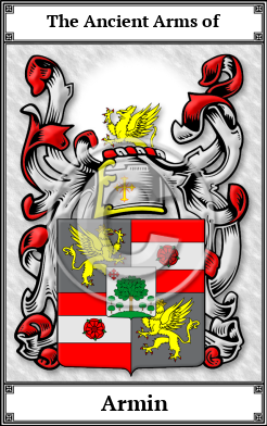 Armin Family Crest Download (JPG)  Book Plated - 150 DPI