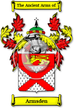 Armsden Family Crest Download (jpg) Legacy Series - 150 DPI