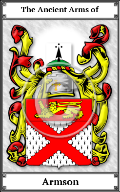 Armson Family Crest Download (JPG)  Book Plated - 150 DPI