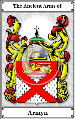 Armyn Family Crest Download (JPG)  Book Plated - 150 DPI