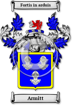 Armitt Family Crest Download (jpg) Legacy Series - 150 DPI