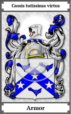 Armor Family Crest Download (JPG) Book Plated - 300 DPI