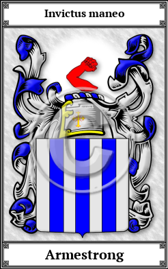 Armestrong Family Crest Download (JPG)  Book Plated - 150 DPI