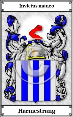 Harmestrang Family Crest Download (JPG)  Book Plated - 150 DPI