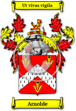 Arnolde Family Crest Download (jpg) Legacy Series - 150 DPI