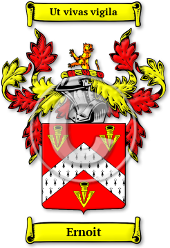 Ernoit Family Crest Download (jpg) Legacy Series - 150 DPI
