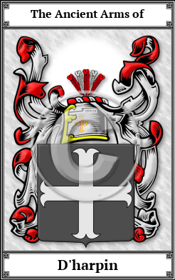 D'harpin Family Crest Download (JPG) Book Plated - 600 DPI