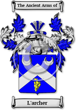 L'archer Family Crest Download (jpg) Legacy Series - 150 DPI