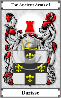 Darisse Family Crest Download (JPG)  Book Plated - 150 DPI