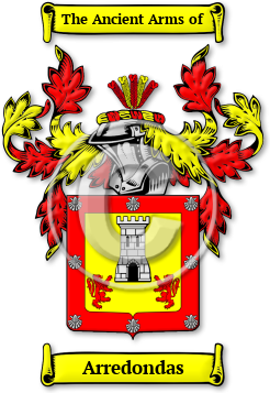 Arredondas Family Crest Download (jpg) Legacy Series - 150 DPI