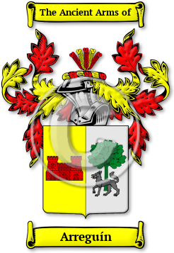 Arreguín Family Crest Download (jpg) Legacy Series - 150 DPI
