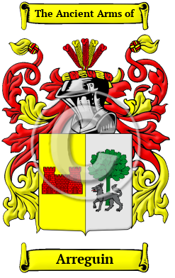 Arreguin Family Crest Download (JPG) Heritage Series - 300 DPI