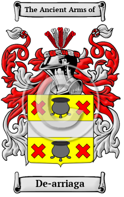 De-arriaga Family Crest Download (JPG) Heritage Series - 300 DPI