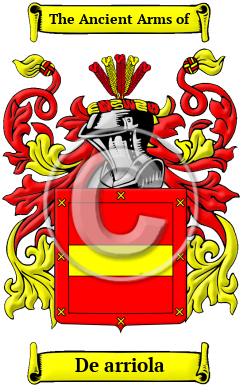 De arriola Family Crest/Coat of Arms