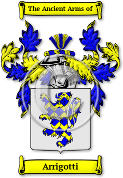 Arrigotti Family Crest Download (jpg) Legacy Series - 150 DPI