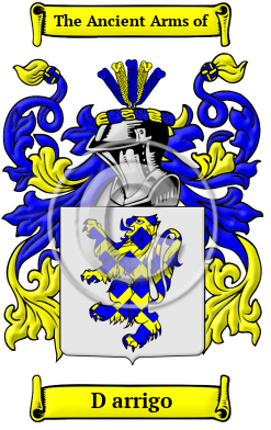 D arrigo Family Crest Download (JPG) Heritage Series - 300 DPI