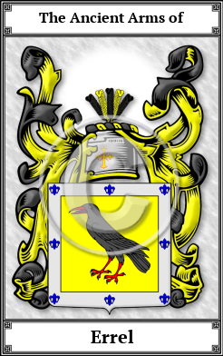 Errel Family Crest Download (JPG)  Book Plated - 150 DPI