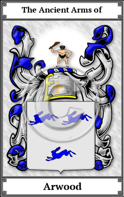 Arwood Family Crest Download (JPG)  Book Plated - 150 DPI