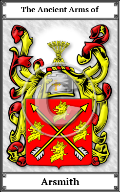 Arsmith Family Crest Download (JPG)  Book Plated - 150 DPI