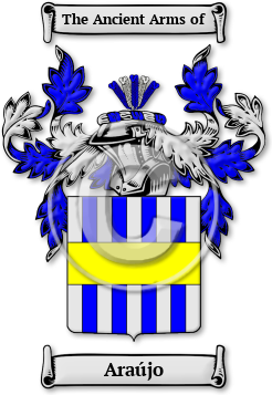 Araújo Family Crest Download (jpg) Legacy Series - 150 DPI