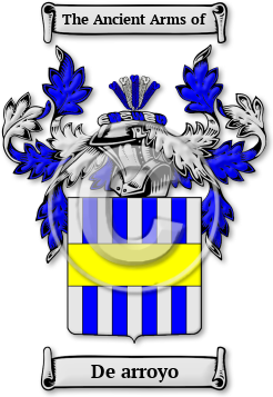 De arroyo Family Crest Download (jpg) Legacy Series - 150 DPI