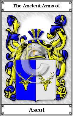 Ascot Family Crest Download (JPG) Book Plated - 600 DPI