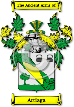 Artiaga Family Crest Download (jpg) Legacy Series - 150 DPI