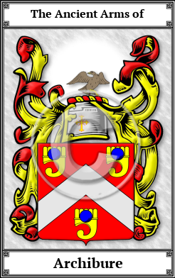 Archibure Family Crest Download (JPG)  Book Plated - 150 DPI