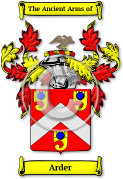 Arder Family Crest Download (JPG) Legacy Series - 600 DPI
