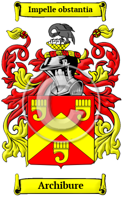 Archibure Family Crest Download (JPG) Heritage Series - 600 DPI