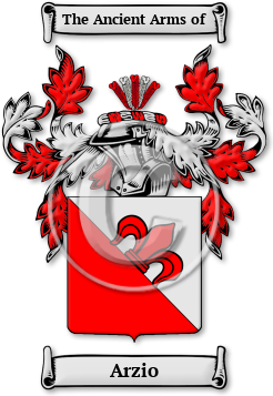 Arzio Family Crest Download (jpg) Legacy Series - 150 DPI