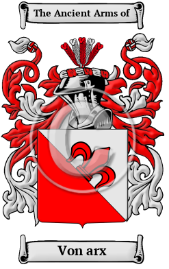 Von arx Family Crest/Coat of Arms