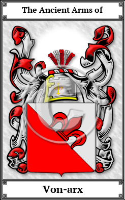 Von-arx Family Crest Download (JPG)  Book Plated - 150 DPI