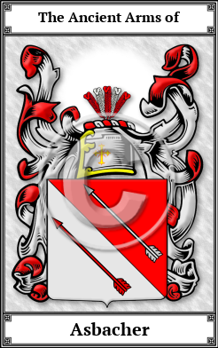 Asbacher Family Crest Download (JPG)  Book Plated - 150 DPI