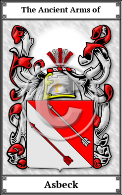 Asbeck Family Crest Download (JPG) Book Plated - 600 DPI