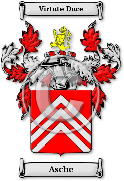 Asche Family Crest Download (jpg) Legacy Series - 150 DPI