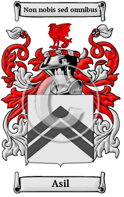 Asil Family Crest/Coat of Arms