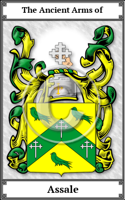 Assale Family Crest Download (JPG)  Book Plated - 150 DPI