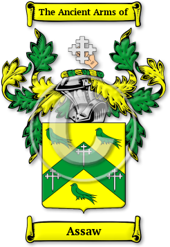 Assaw Family Crest Download (jpg) Legacy Series - 150 DPI