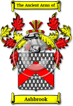 Ashbrook Family Crest Download (jpg) Legacy Series - 150 DPI