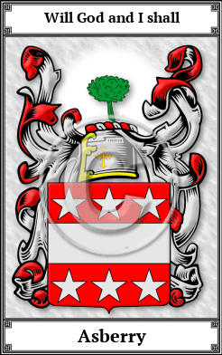 Asberry Family Crest Download (JPG)  Book Plated - 150 DPI