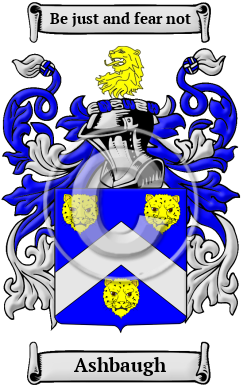Ashbaugh Family Crest/Coat of Arms