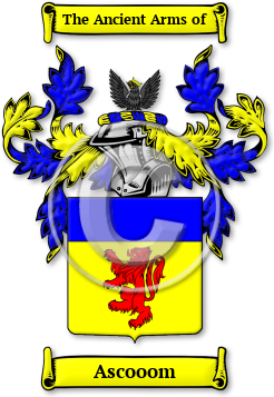 Ascooom Family Crest Download (jpg) Legacy Series - 150 DPI