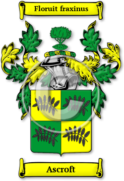 Ascroft Family Crest Download (jpg) Legacy Series - 150 DPI
