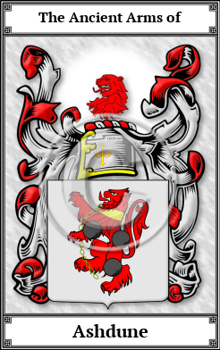 Ashdune Family Crest Download (JPG)  Book Plated - 150 DPI