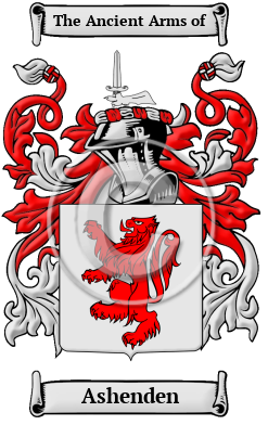 Ashenden Family Crest/Coat of Arms