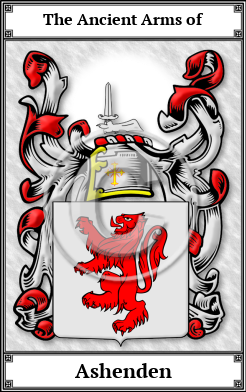 Ashenden Family Crest Download (JPG)  Book Plated - 150 DPI