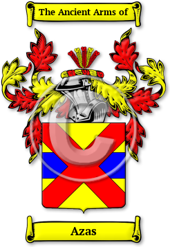 Azas Family Crest Download (jpg) Legacy Series - 150 DPI