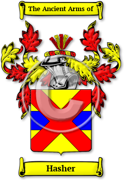 Hasher Family Crest Download (jpg) Legacy Series - 150 DPI