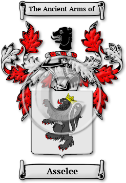 Asselee Family Crest Download (JPG) Legacy Series - 600 DPI